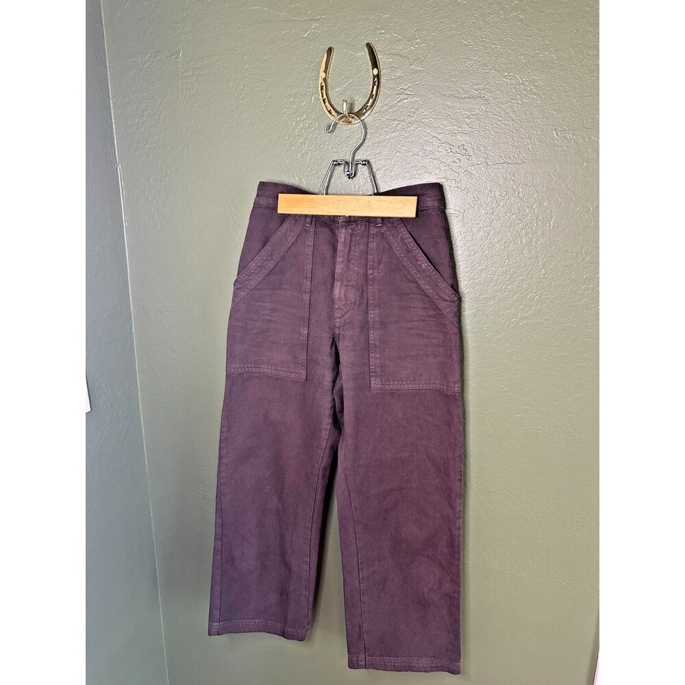 Big Bud Press Women’s Work Pants Straight Leg Streetwear XXS Petite Brown